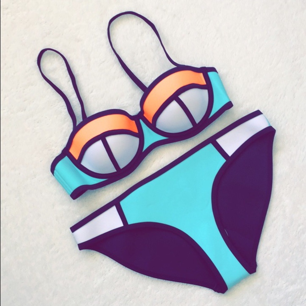 Triangl Poppy bikini in Summer Sorbet